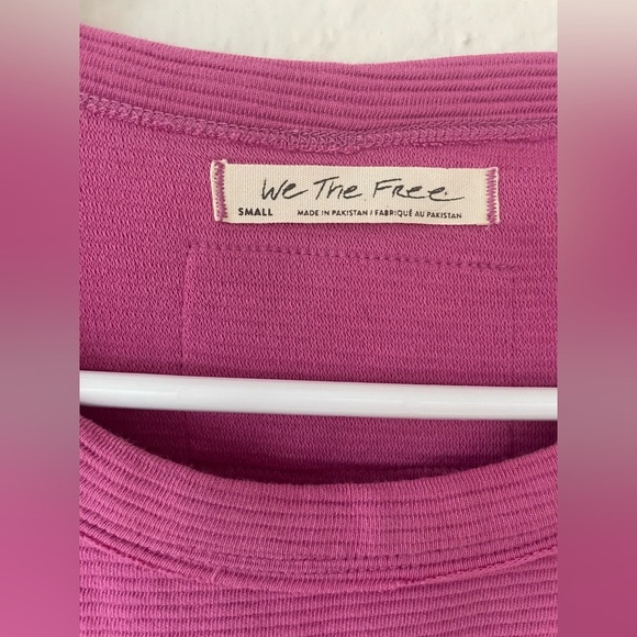 We The Free Total Eclipse Oversized Rib Knit Crew Neck Long Sleeve Top; size S - Picture 4 of 8